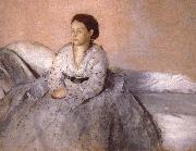 Edgar Degas Madame Rene de Gas Spain oil painting artist